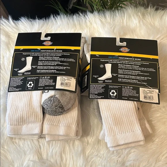 NWT Dickies Mens Crew Socks Bundle - Picture 3 of 4